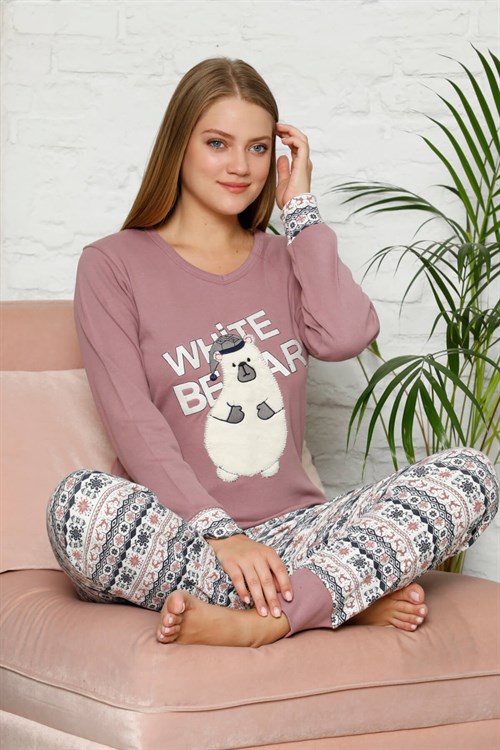 Kışlık Uzun Kol Pijama Takım